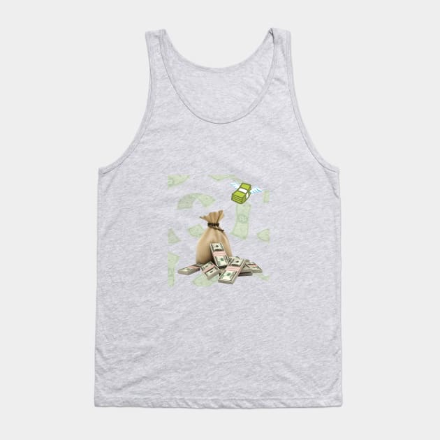 Money Tank Top by T-shirt Style